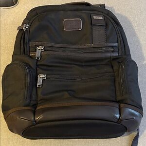 Tumi Men's Backpack in Black and Brown